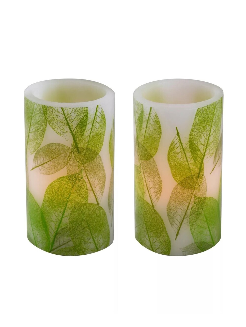 30$ JH Specialties Inc Lumabase Battery Operated Wax Candle Set of 2